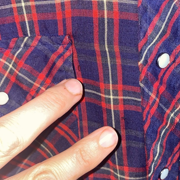 VINTAGE WRANGLER PEARL SNAP SHIRT - Picture 5 of 6